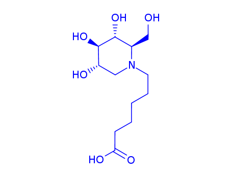 Best price/ N-5-Carboxypentyl-1-deoxynojiriMycin  CAS NO.79206-51-2