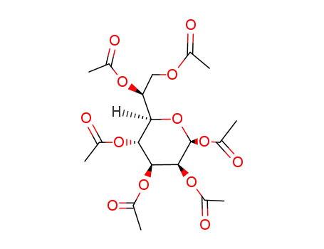1,2,3,4,6,7-Hexa-O-acetyl-L-glycero-β-D-manno-heptopyranose
