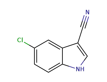 Molecular Structure of 194490-14-7 (5-CHLORO-3-CYANOINDOLE)