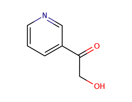 Molecular Structure of 104501-59-9 (Ethanone, 2-hydroxy-1-(3-pyridinyl)- (9CI))