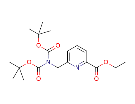 ethyl 6-{[bis(tert-butoxycarbonyl)amino]methyl}pyridine-2-carboxylate