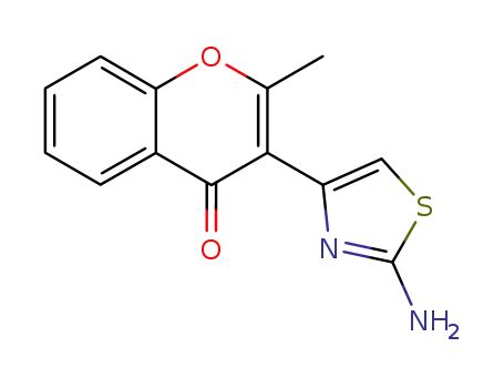 3-(2-amino-1,3-thiazol-4-yl)-2-methyl-4H-chromen-4-one