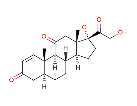 Molecular Structure of 103881-93-2 (17α,21-Dihydroxypregn-1-ene-3,11,20-trione)