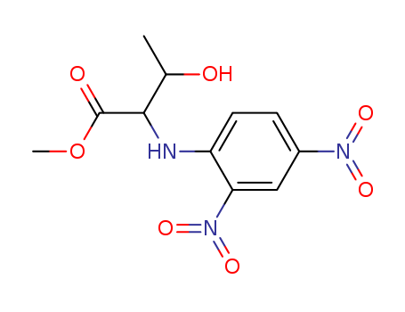 Threonine, N-(2,4-dinitrophenyl)-, methyl ester, L- (8CI) cas  10420-76-5