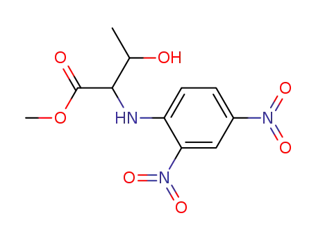 Molecular Structure of 10420-76-5 (methyl N-(2,4-dinitrophenyl)threoninate)