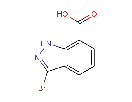 1H-INDAZOLE-7-CARBOXYLIC ACID,3-BROMO- CAS No.1040101-01-6