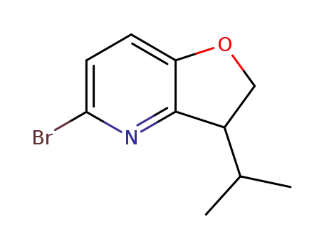 rac-6-bromo-2,3-dihydro-3-isopropylfuro<3,2-b>pyridine