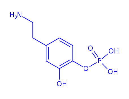 Molecular Structure of 103878-94-0 (dopamine-4-phosphate ester)