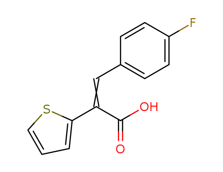 3-(4-Fluoro-phenyl)-2-thiophen-2-yl-acrylic acid