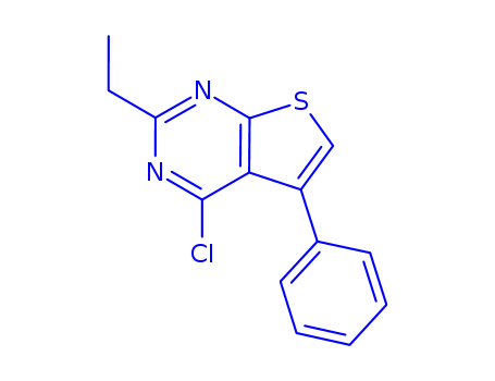 4-chloro-2-ethyl-5-phenylthieno[2,3-d]pyrimidine