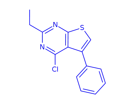 4- 클로로 -2- 에틸 -5- 페닐 티에 노 [2,3-d] 피리 미딘