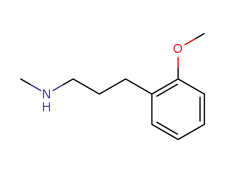 Molecular Structure of 104179-18-2 (2-Methoxy-N-Methyl-benzenepropanaMine)