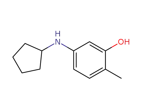 Phenol, 5-(cyclopentylamino)-2-methyl- (9CI)