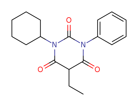 1-Cyclohexyl-5-ethyl-3-phenylbarbituric acid