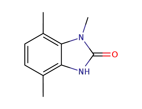 Molecular Structure of 103901-87-7 (2H-Benzimidazol-2-one,1,3-dihydro-1,4,7-trimethyl-(9CI))