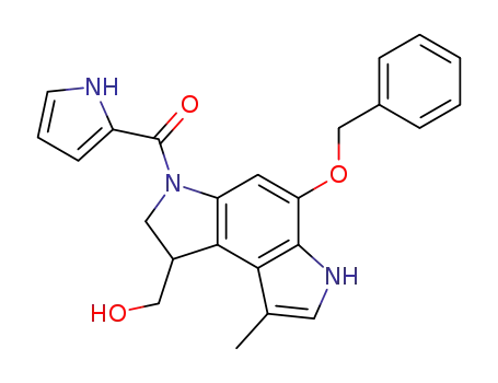 (5-Benzyloxy-1-hydroxymethyl-8-methyl-1,6-dihydro-2H-pyrrolo[3,2-e]indol-3-yl)-(1H-pyrrol-2-yl)-methanone