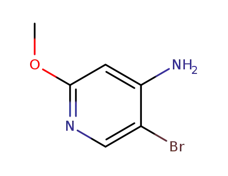 Molecular Structure of 1232431-48-9 (4-Amino-5-bromo-2-methoxypyridine)