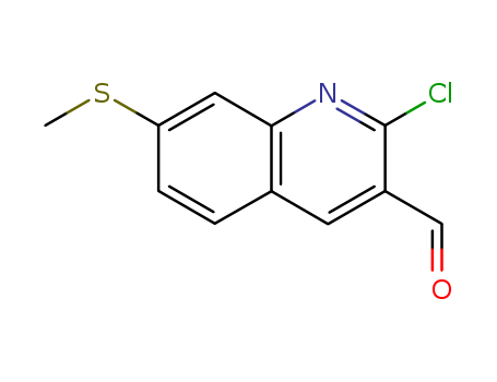 2-CHLORO-7-METHYLSULFANYL-QUINOLINE-3-CARBALDEHYDE