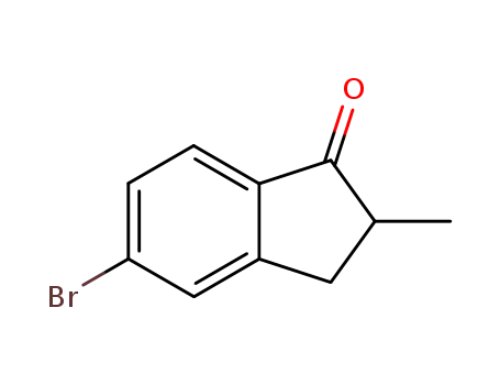 Molecular Structure of 104107-22-4 (5-Bromo-2-methyl-1-indanone)