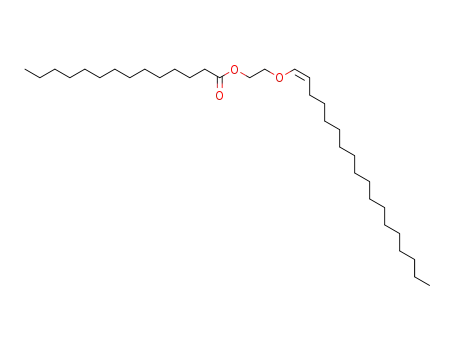 Tetradecanoic acid 2-[(Z)-1-octadecenyloxy]ethyl ester