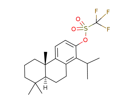 Methanesulfonic acid, trifluoro-, (4bS,8aS)-4b,5,6,7,8,8a,9,10-octahydro-4b,8,8-trimethyl-1-(1-methylethyl)-2-phenanthrenyl ester