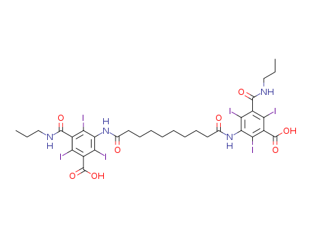 5,5'-(Sebacoyldiimino)bis[2,4,6-triiodo-3-(propylcarbamoyl)benzoic acid]
