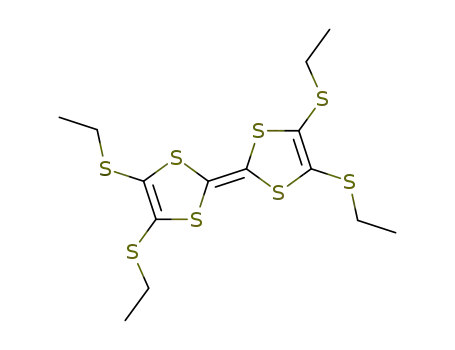 Molecular Structure of 104515-79-9 (2,3,6,7-TETRAKIS(ETHYLTHIO)TETRATHIAFULVALENE)