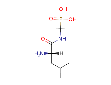 Phosphonic acid,[1-[(2-amino-4-methyl-1-oxopentyl)amino]-1-methylethyl]-, (S)- (9CI)