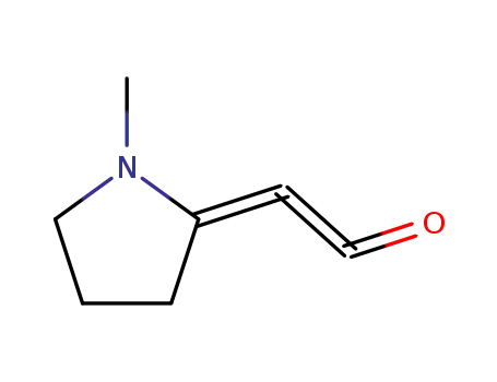 Molecular Structure of 104165-17-5 (Ethenone, (1-methyl-2-pyrrolidinylidene)- (9CI))