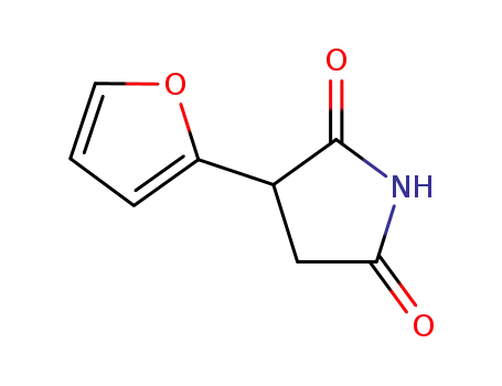 Molecular Structure of 10422-14-7 (3-(2-FURYL)-2,5-PYRROLIDINEDIONE)