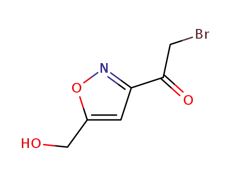 Ethanone, 2-bromo-1-[5-(hydroxymethyl)-3-isoxazolyl]- (9CI)