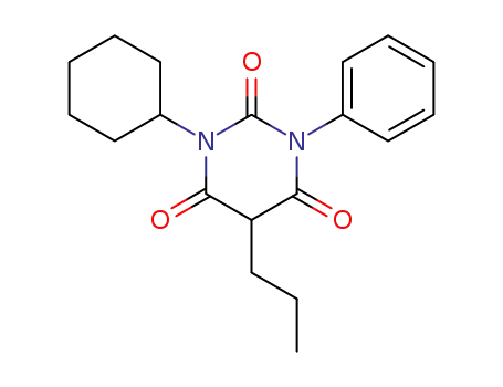 Molecular Structure of 1045-96-1 (1-Cyclohexyl-3-phenyl-5-propylbarbituric acid)