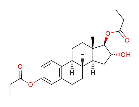 Molecular Structure of 104202-88-2 (estriol 3,17-dipropionate)