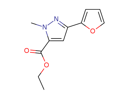 Best price/ Ethyl 3-(2-furyl)-1-methyl-1H-pyrazole-5-carboxylate, 97%  CAS NO.104295-62-7