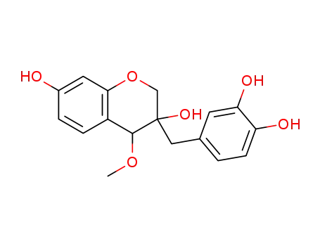 3-(3,4-Dihydroxy-benzyl)-4-methoxy-chroman-3,7-diol