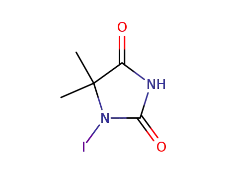 1-iodo-5,5-dimethyl-imidazolidine-2,4-dione