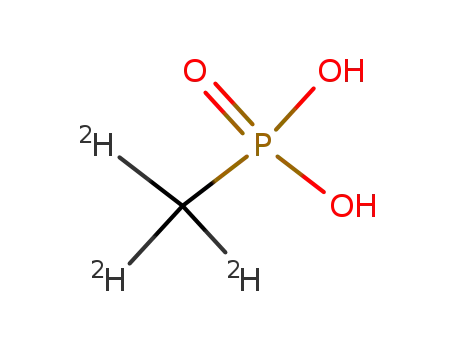 Molecular Structure of 104801-16-3 (Methylphosphonic acid (methyl-D3, 98%))