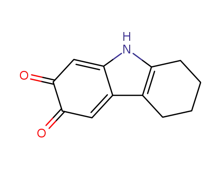 Molecular Structure of 104338-54-7 (Carbazole-2,3-dione, 5,6,7,8-tetrahydro- (6CI))