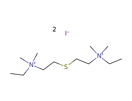 ethyl-[2-[2-[ethyl(dimethyl)azaniumyl]ethylsulfanyl]ethyl]-dimethylazanium diiodide