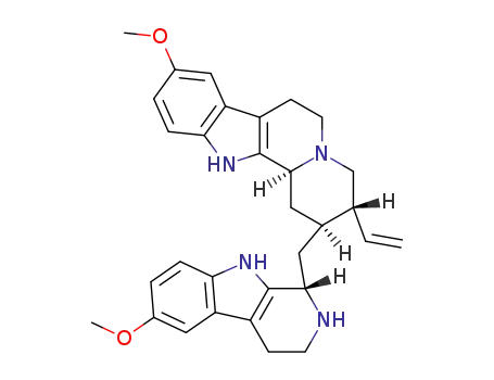 Molecular Structure of 10438-17-2 (18,19-Didehydro-10-methoxy-16-[(S)-2,3,4,9-tetrahydro-6-methoxy-1H-pyrido[3,4-b]indol-1-yl]-17-norcorynan)