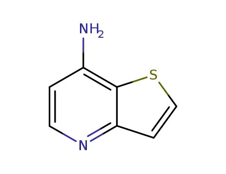 Molecular Structure of 104273-32-7 (Thieno[3,2-b]pyridin-7-amine (9CI))