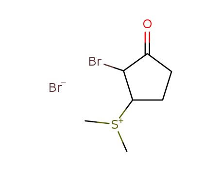 (2-Bromo-3-oxo-cyclopentyl)-dimethyl-sulfonium; bromide