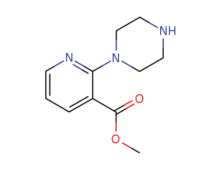 3-Pyridinecarboxylicacid, 2-(1-piperazinyl)-, methyl ester