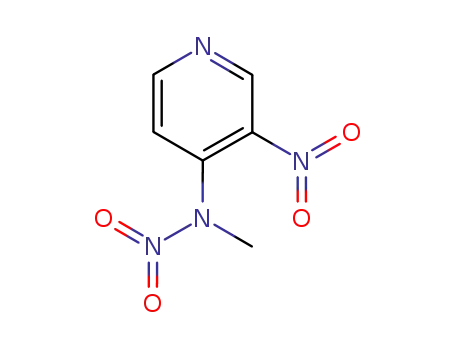 Molecular Structure of 104503-82-4 (4-Pyridinamine,N-methyl-N,3-dinitro-(9CI))