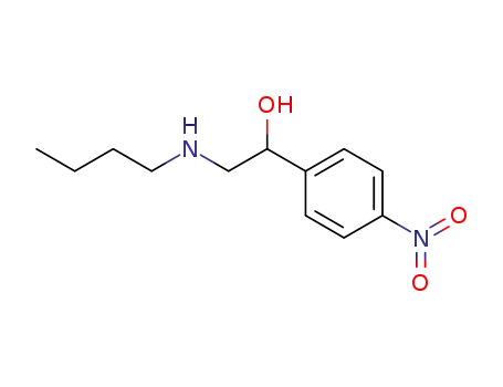 Molecular Structure of 10389-22-7 (α-[(Butylamino)methyl]-p-nitrobenzenemethanol)