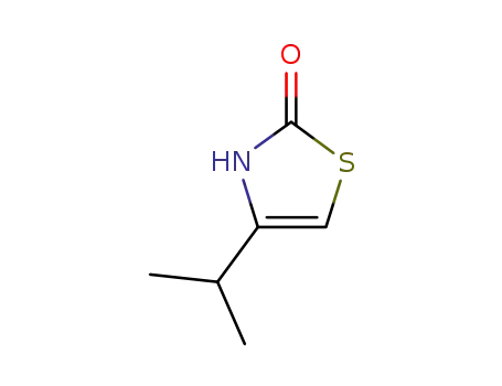Molecular Structure of 104514-85-4 (2(3H)-Thiazolone,  4-(1-methylethyl)-)