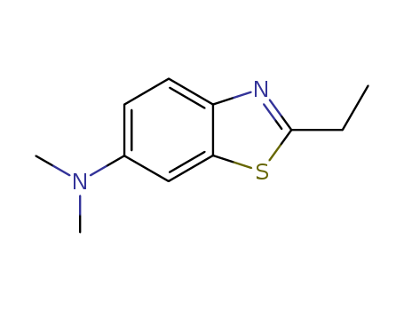 Benzothiazole, 6-dimethylamino-2-ethyl- (6CI)