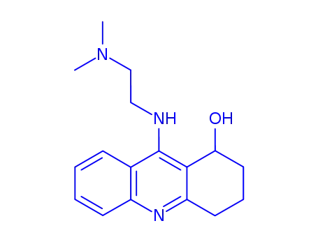 Molecular Structure of 104628-18-4 (1-Acridinol, 1,2,3,4-tetrahydro-9-((2-(dimethylamino)ethyl)amino)-)