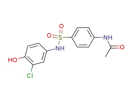 Molecular Structure of 855876-42-5 (<i>N</i>-acetyl-sulfanilic acid-(3-chloro-4-hydroxy-anilide))