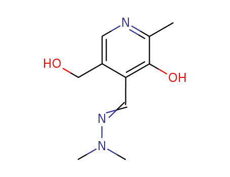 4-Pyridinecarboxaldehyde,3-hydroxy-5-(hydroxymethyl)-2-methyl-, 2,2-dimethylhydrazone cas  10402-84-3